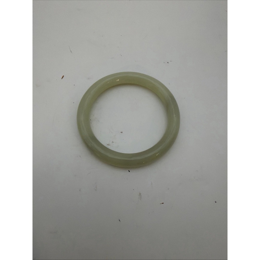 Natural Pale Green Jadeite Jade Bracelet Bangle Emerald Jade Bracelet
